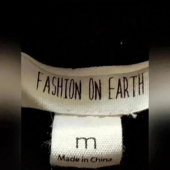 Fashion On Earth Women's Black Corduroy Stretch Flare Bell Bottom pants | Medium - Picture 4 of 6